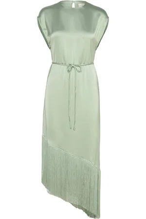 Norr Gili Sl Dress Knælang Kjole Green