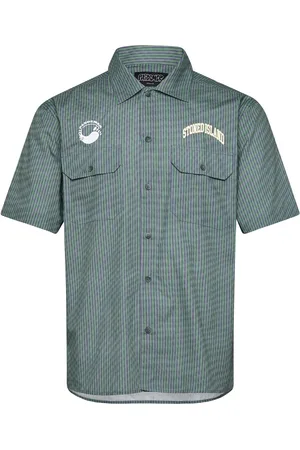 PAS DE MER Riga Shirt Designers Shirts Short-sleeved Green
