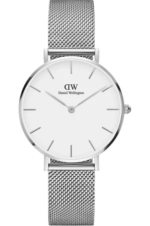 Daniel Wellington Petite 28 Sterling S White Accessories Watches Analog Watches Silver