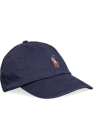 Ralph Lauren Stretch-Cotton Twill Ball Cap Accessories Headwear Caps Navy