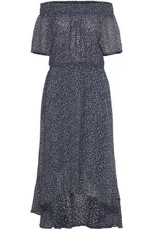 Lollys Laundry Florall Maxi Dress Ss Maxikjole Festkjole Black