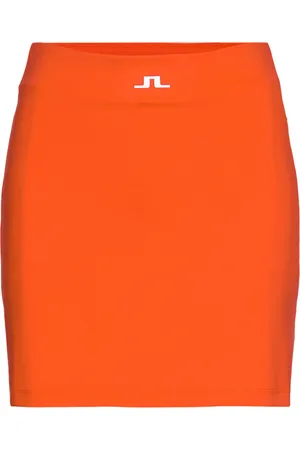 J Lindeberg Raphaela Mid Skirt Kort Nederdel Orange