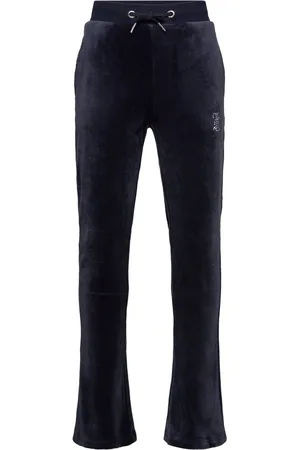 Juicy Couture Diamante Bootcut Jogger Bottoms Sweatpants Navy