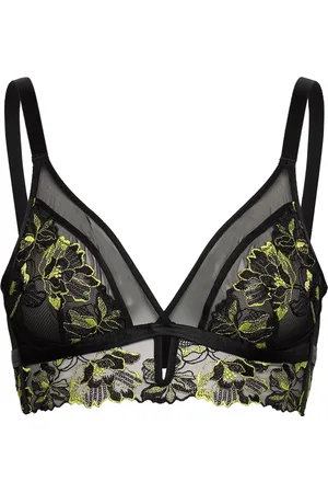 Hunkemöller Feyre Triangle Bralette Lingerie Bras & Tops Soft Bras Bralette Black