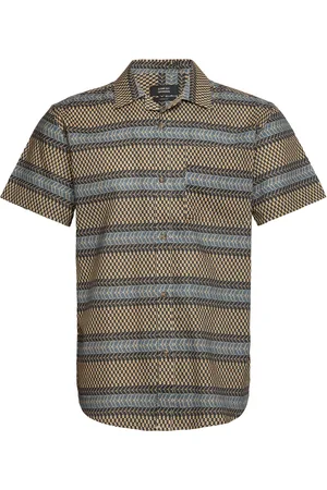 Clean Cut Bowling Anton Cotton Linen Shirt S/ Tops Shirts Short-sleeved Green