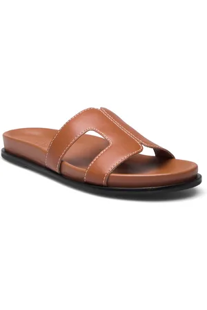 Dune Loupa Flade Sandaler Brown