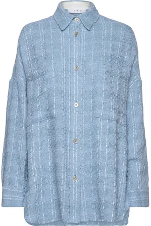 IRO Zennae Outerwear Jackets Light-summer Jacket Blue