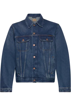 Nudie Jeans Danny Greasy Denim Jacket Designers Jackets Denim Blue