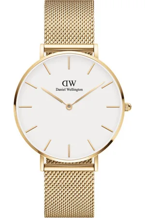 Daniel Wellington Petite 28 Evergold G White Accessories Watches Analog Watches Gold