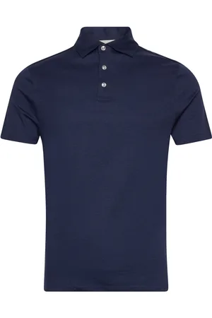 Bruun & Stengade Bs Cayo Regular Fit Polo Shirt Tops Polos Short-sleeved Blue
