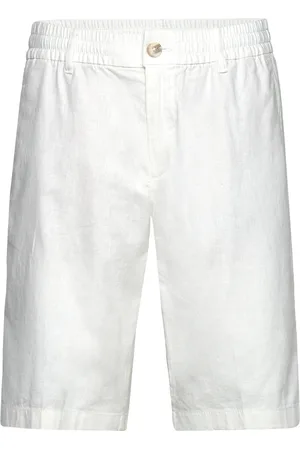 TOM TAILOR Regular Linen Shorts Bottoms Shorts Casual White