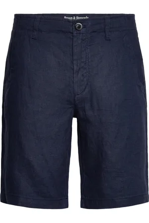 Bruun & Stengade Bs Abel Regular Fit Shorts Bottoms Shorts Casual Navy