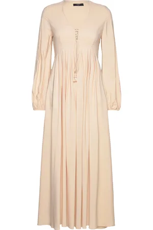 Max Mara Guelfi Maxikjole Festkjole Cream