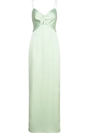 By Malina Patrizia Cut Out Slip Maxi Dress Designers Maxi Dress Green