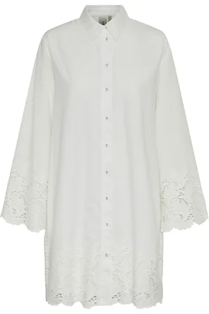 Y.A.S Cinque 7/8 Dress S. - Ex Kort Kjole White