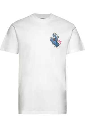 Santa Cruz Melting Hand Tops T-Kortærmet Skjorte White