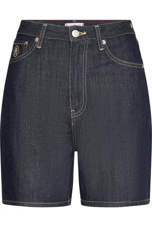 Tommy Hilfiger Smd Dnm Straight Short Hw Lina Bottoms Shorts Denim Shorts Blue