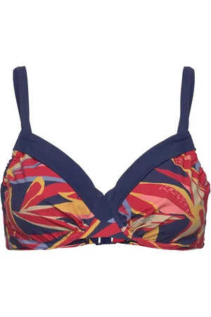 Femilet Granada Bikini Covering Underwired Bra Swimwear Bikinis Bikini Tops Wired Bikinitops Blue