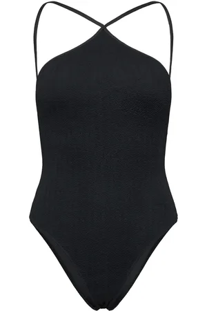 MANGO Halter Neck Swimsuit Badedragt Badetøj Black