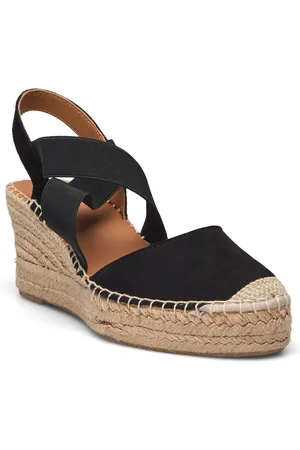 Billi Bi Espadrilles Sko Med Kilehæl Black