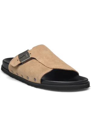 Scholl Sl Pescura Drop Suede Shoes Mules & Clogs Beige