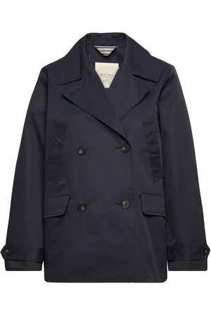 Part Two Elicepw Otw Trenchcoat Frakke Navy