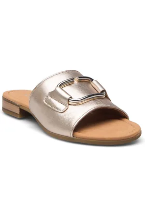 Gabor Slip-In Flade Sandaler Gold