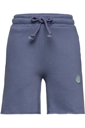 Knowledge Cotton Apparal Sweat Shorts - Gots/Vegan Bottoms Shorts Blue