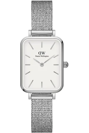 Daniel Wellington Quadro 20X26 Pressed Sterling S White Accessories Watches Analog Watches Silver