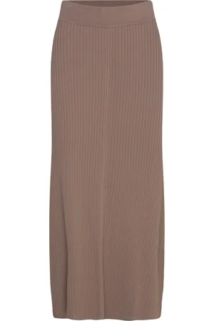 Bruun & Stengade Bs Desiree Skirt Lang Nederdel Brown