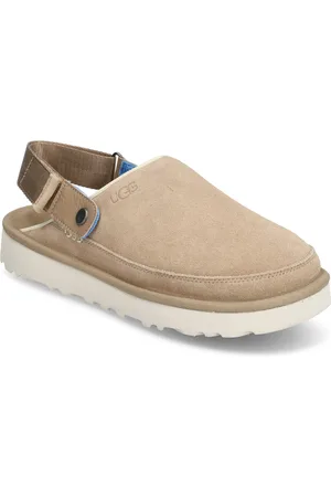 UGG M Goldencoast Clog Shoes Mules & Clogs Beige