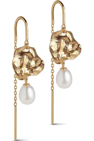 Enamel Kai Pearl Earring Ørestickere Smykker Gold