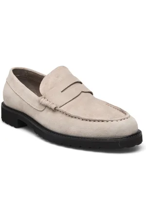 GARMENT PROJECT Penny Loafer - Earth Suede Loafers Flade Sko Beige