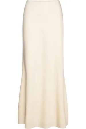 Marville Road Ally Long Skirt Lang Nederdel Cream