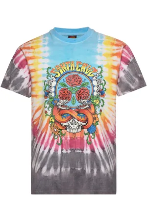 Santa Cruz Dressen Rose Crew Three Front Tops T-Kortærmet Skjorte Blue