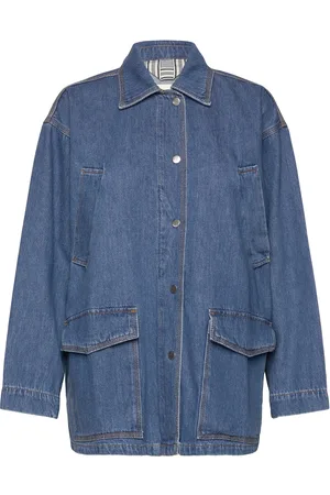 Part Two Elmirapw Otw Jakke Denimjakke Blue