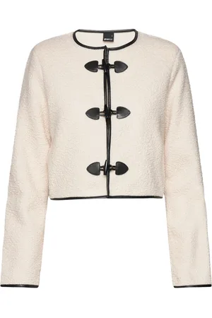 Gina Tricot Bouclé Jacket Blazers BouclÉ Blazers Cream