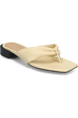 Dear Frances Wrap Sandal Designers Sandals Flat Cream