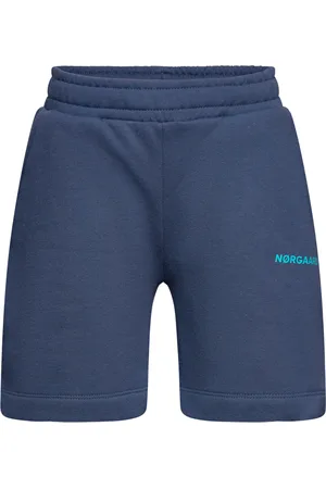 Mads Norgaard Organic Sweat Porsulano Shorts Bottoms Shorts Blue
