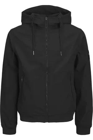 JACK & JONES Jjebasic Softshell Hood Noos Tynd Jakke Black Jack & J S