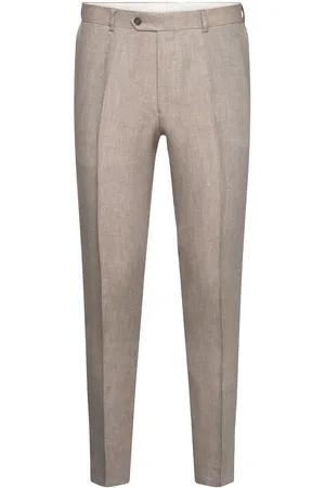 Oscar Jacobson Denz Trousers Designers Trousers Formal Beige