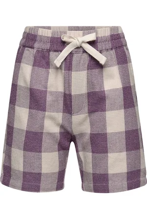 Les Deux Hank Buffalo Shorts Kids Bottoms Shorts Purple