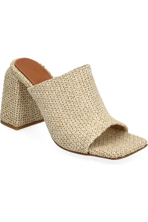 Dear Frances Deri Mule Designers Mules & Slip-ins Heeled Mules Beige