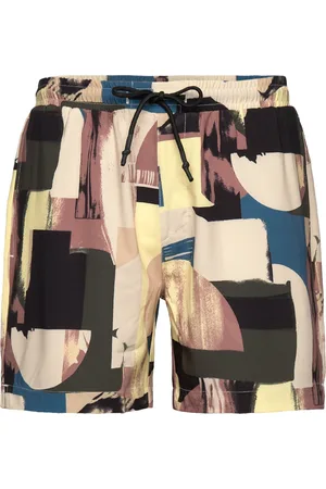 Anerkjendt Akshark Aop Swimshorts Badeshorts Brown