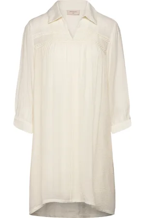 Freequent Fqmaira-Dress Kort Kjole Cream