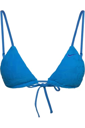 Nike Nike W Terry Bikini Top Retro Flow Sport Bikinis Bikini Tops Triangle Bikinitops Blue