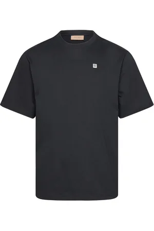 Rue de Tokyo Thomas Embroidery Patch Cotton Jersey Tops T-Kortærmet Skjorte Black