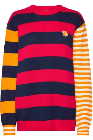 Marimekko Kesäkoju Maalis Patja Tops Knitwear Half Zip Jumpers Red
