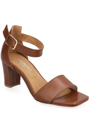 Pavement Sinna Sandal Med Hæl Brown