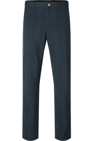 SELECTED Slh175-Slim Robert Des Flex Pants Noos Bottoms Trousers Formal Blue